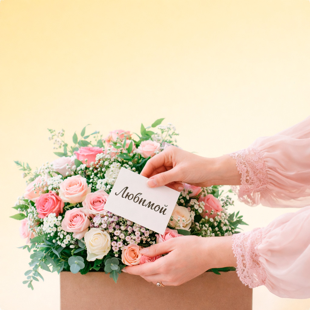 Открытка в заказе